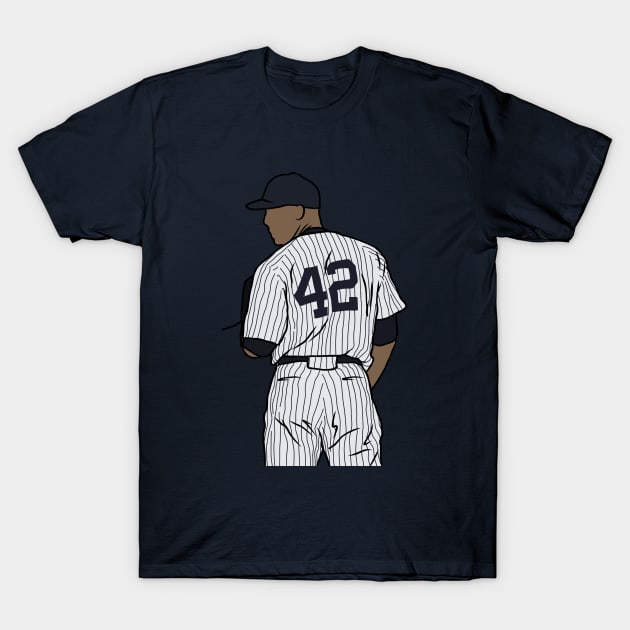 Mariano Rivera Back-To T-Shirt by rattraptees